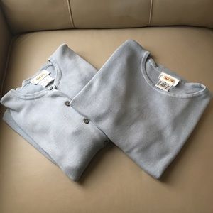 Talbots Sky Blue sweater set